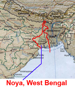 India map - West Bengal