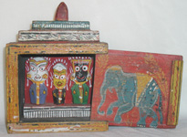 portable Jagannath shrine