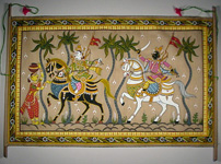 Orissa tasser scroll painting